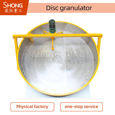Instelbare Schijfhelling Granulator voor Organische Meststofproductie met Hoge Sferoidalisatiegraad en Lage Investering