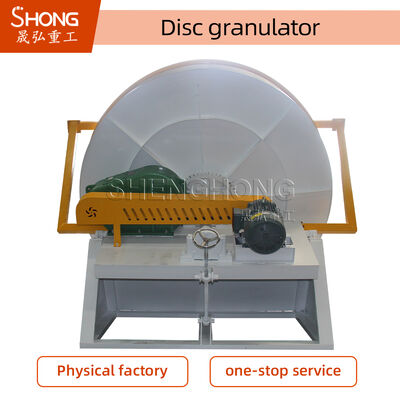 SGS Goedgekeurde Koolstofstaal Organische Meststof Granulator Machine met Hoge Automatisering Schijfpelletiseerder