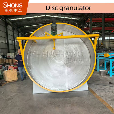 1.7 - 4,2 m diameter corrosiebestrijdende schijfgranulator met een hoge korreleringssnelheid voor organische meststoffen