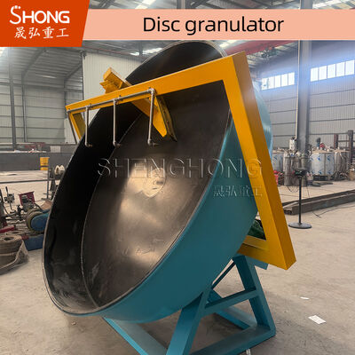 Schijvenmeststofgranulator met Verstelbare Schijfhoek, Hoge Granulatiesnelheid en Duurzame Constructie voor Chemisch Poeder