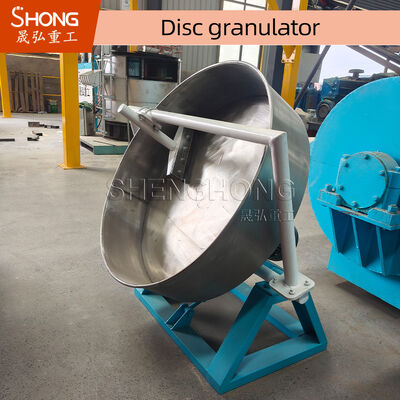 Wet type Carbon Steel meststof Granulator Machine voor 2-6 mm organische meststof Disc Pan Granulator
