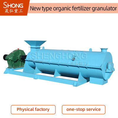 Organische meststof granulator met 95% pellets vormen percentage, koolstofstaal materiaal en 12 maanden garantie