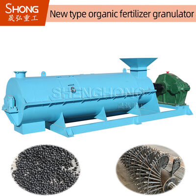 Wet type granulerende organische meststofgranulator met 20% tot 40% vocht in de voeder en 97% eindproduct