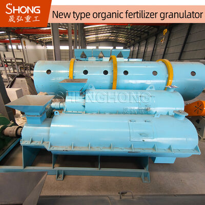 3-5 ton/uur Granulator voor organische meststoffen van koolstofstaal met 85% granulatiepercentage