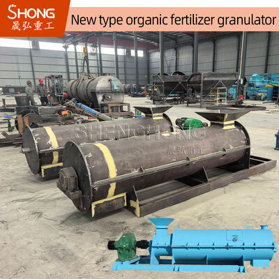 Carbon Steel Organic Fertilizer Granulator Machine met een capaciteit van 3-5 ton/uur voor 20%-40% vochtstroomcompost