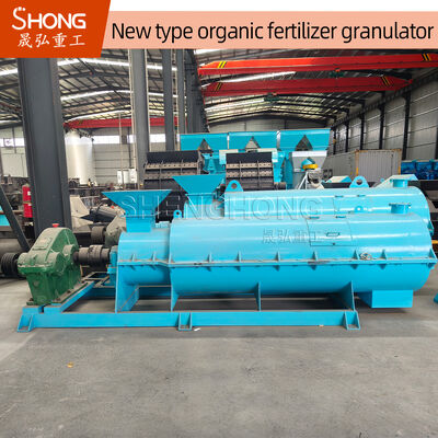 Granulator voor kunstmestverwerking van organische meststoffen met 95% pelletsvorming, aangepaste kleur en 30 kW vermogen