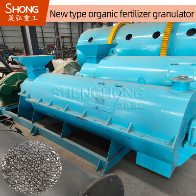 Organische meststofgranulator met 312 omw/min rotatiesnelheid voor 1-7 mm korrels en constructie van koolstofstaal