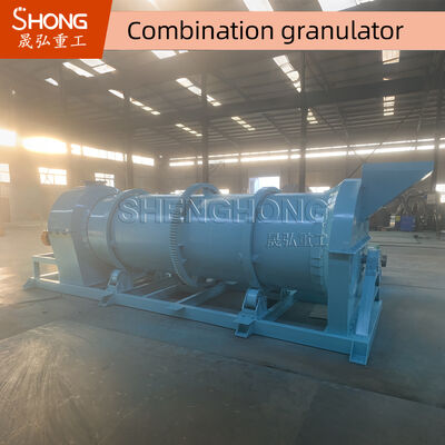 Roeren met tandtrommelgranulator voor organische meststoffen met 90% granulatie, 20%-40% vocht en 100% organisch gehalte