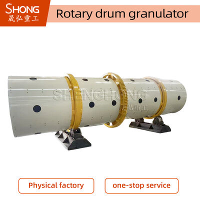 Trommelgranulator 12T/U Capaciteit voor Bolvormige Granulaten en Corrosiebestendige Meststofgranuleermachine