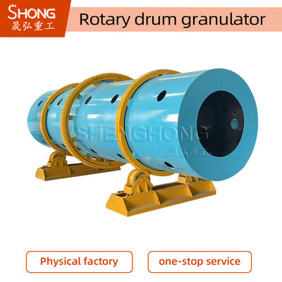 15 kW 10t/uur Carbon Steel/stainless Steel Organic Compound Fertilizer Granulating Machine