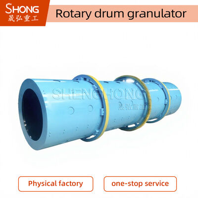 Rotary Drum Granulator Machine voor NPK samengestelde meststof met een gewicht van 2 ton en een capaciteit van 1-20 ton per uur