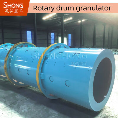 Carbon Steel Rotary Drum Granulator met een capaciteit van 8t/u en een snelheid van 11,5 omw/min voor organische NPK-meststof