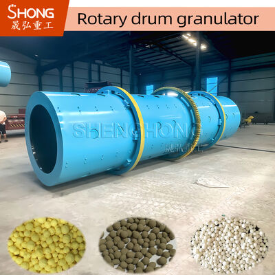 Roterende Trommelgranulator Machine voor Samengestelde Meststof met 8-10 Ton Per Uur Capaciteit en Bolvormige Output