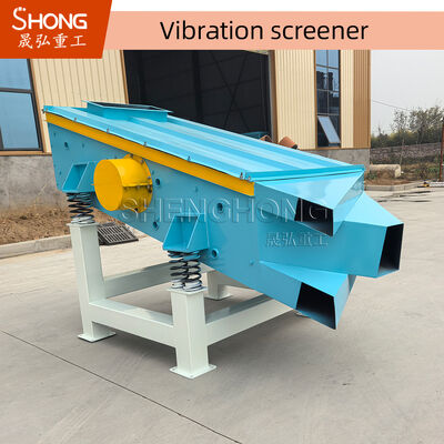 Vibratorische screeningapparatuur van koolstofstaal met een pelletgrootte van 2-10 mm en een capaciteit van 1-10 ton per uur voor de productie van organische meststoffen