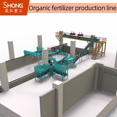 Combinatie Granulator Wet Granulatie Systeem met Manganese Steel Roer Tanden voor Low Energy Consumption Ball Shape Granules in Organic Fertilizer Production Line