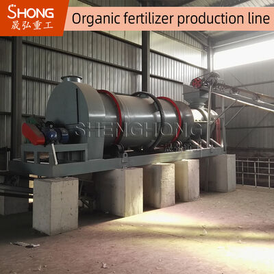 20 ton/uur Productielijn voor biologische meststoffen met fermentatie en granulatie voor landbouwproductie