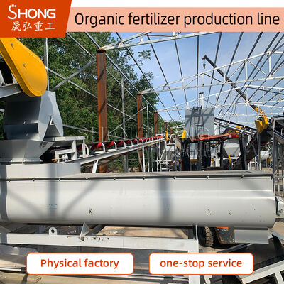 Organische meststof granulaatmachine met een verwerkingscapaciteit van 1-20 ton/uur met behulp van natte granulatiemethode en ingenieurs beschikbaar voor overzeese service