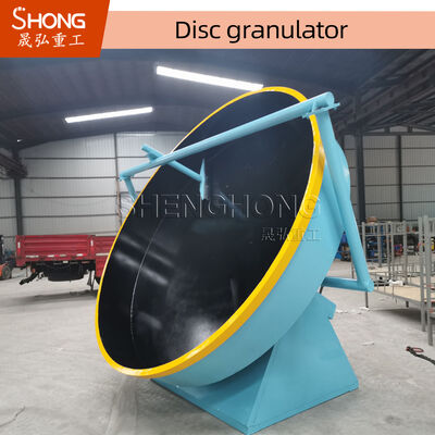 Wet type Carbon Steel meststof Granulator Machine voor 2-6 mm organische meststof Disc Pan Granulator