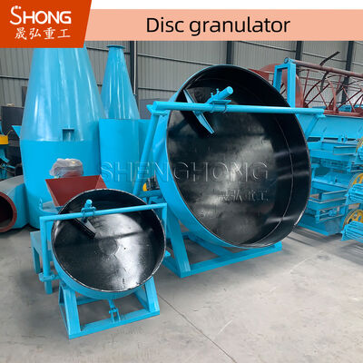Disc Compound Fertilizer Granulator met verstelbare schijfneiging Flexible Belt Driving en Massive Structure