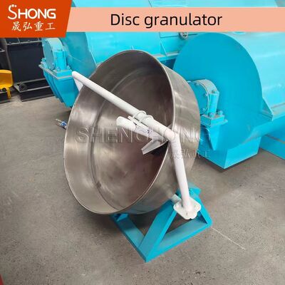 1-2t/H schijfgranulatorpelletiseermachine met 93% granulatiesnelheid en 380V-spanning voor de productie van organische meststoffen