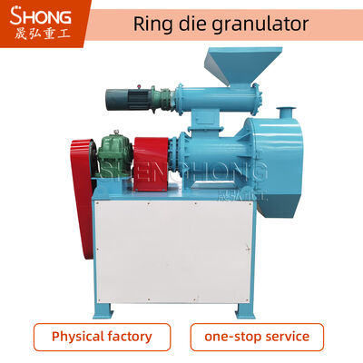 Biologische meststofgranulator met een rotatiesnelheid van 78 r/min voor 3-10 mm korrels en 12 maanden garantie