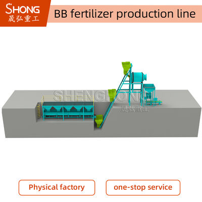 Persoonlijke 1-10t/h BB-mestproductielijn met 3-5mm pelletgrootte en 380V spanning voor mestmenging