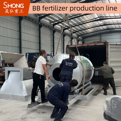 Productielijn voor de productie van meststoffen voor het mengen van koolstofstaal met een capaciteit van 20-50 t/u met PLC-besturingssysteem