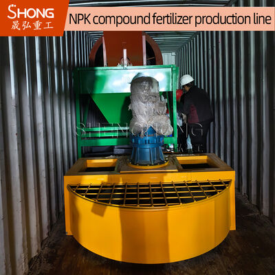 3-4 ton per uur Double Roller Extrusion NPK meststof productielijn met 22 kW vermogen voor ovale vorm granules