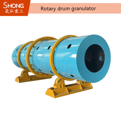 Rotary Drum Granulator voor organische meststof met 95% granulatieverhouding, 1-10 mm pelletgrootte en koolstofstaalconstructie