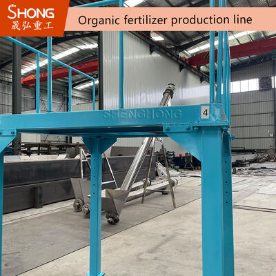 Productielijn voor organische meststoffen van koolstofstaal met een capaciteit van 12-15 t/u voor granulatie van meststoffen in meerdere processen