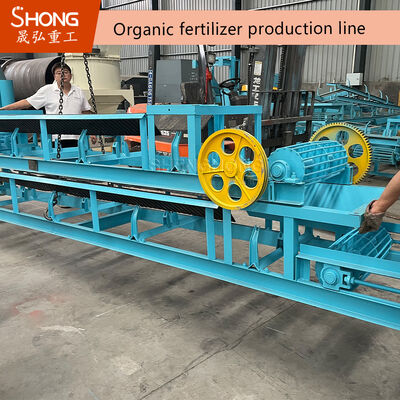 Productielijn voor poederproductie voor kleine organische meststoffen met automatische batchproductie voor onder 10% vocht en capaciteit van 1 tot 20 duizend ton per jaar
