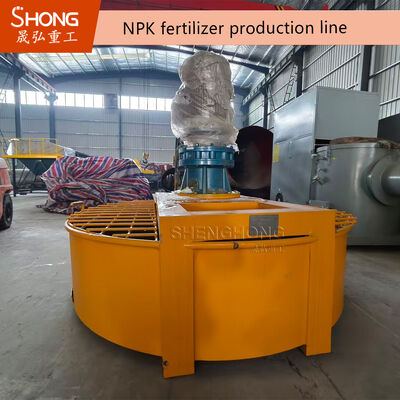 Droge Type Roller Press NPK Meststoffenproductielijn met jaarlijkse productie van 10000-15000t/year