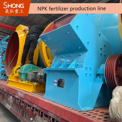 Dry Type Double Roller Granulator Line voor meststoffen en chemicaliën met een capaciteit van 1-10 ton per uur en constructie van roestvrij staal