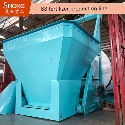15 T/H Hoge Capaciteit Slijtvaste BB Meststof Productielijn Bulk Blending Mixer Machine voor Continue Werking