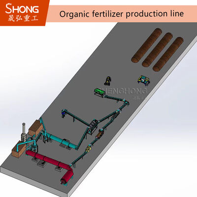 Granulator voor roeren van tanden met een hoog granulatiepercentage van meer dan 90% solide zware basis en stabiele werking