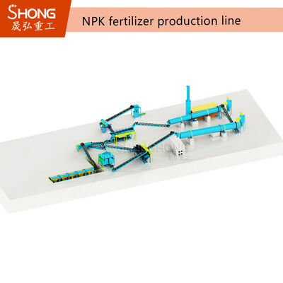 Zware slijtagebestendige dubbelrol-extrusiegranulator met vervangbare rolschel voor NPK-mestfabriek