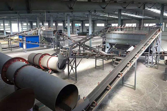 NPK meststofpellets efficiënt met roterende trommel granulator samengestelde meststof productielijn